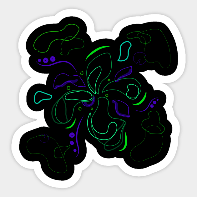 Flower lineart cute Sticker by carolsalazar